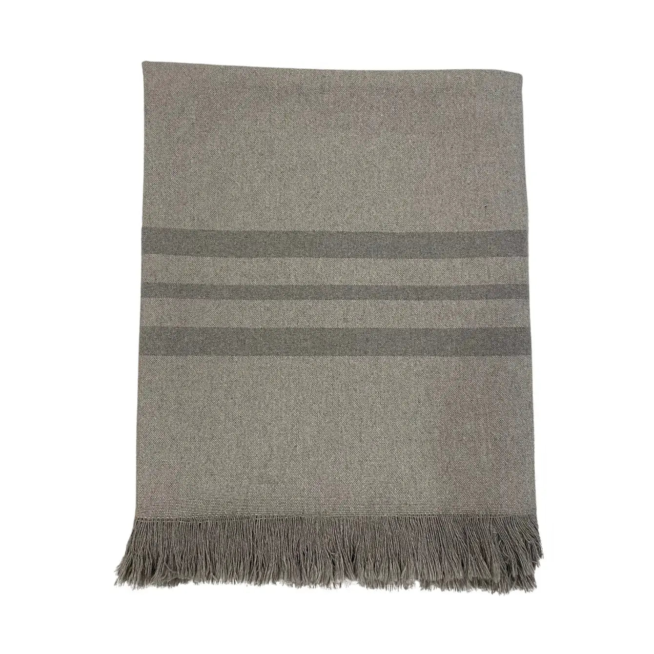 Recycled Cotton Throw | Striped | West Coast