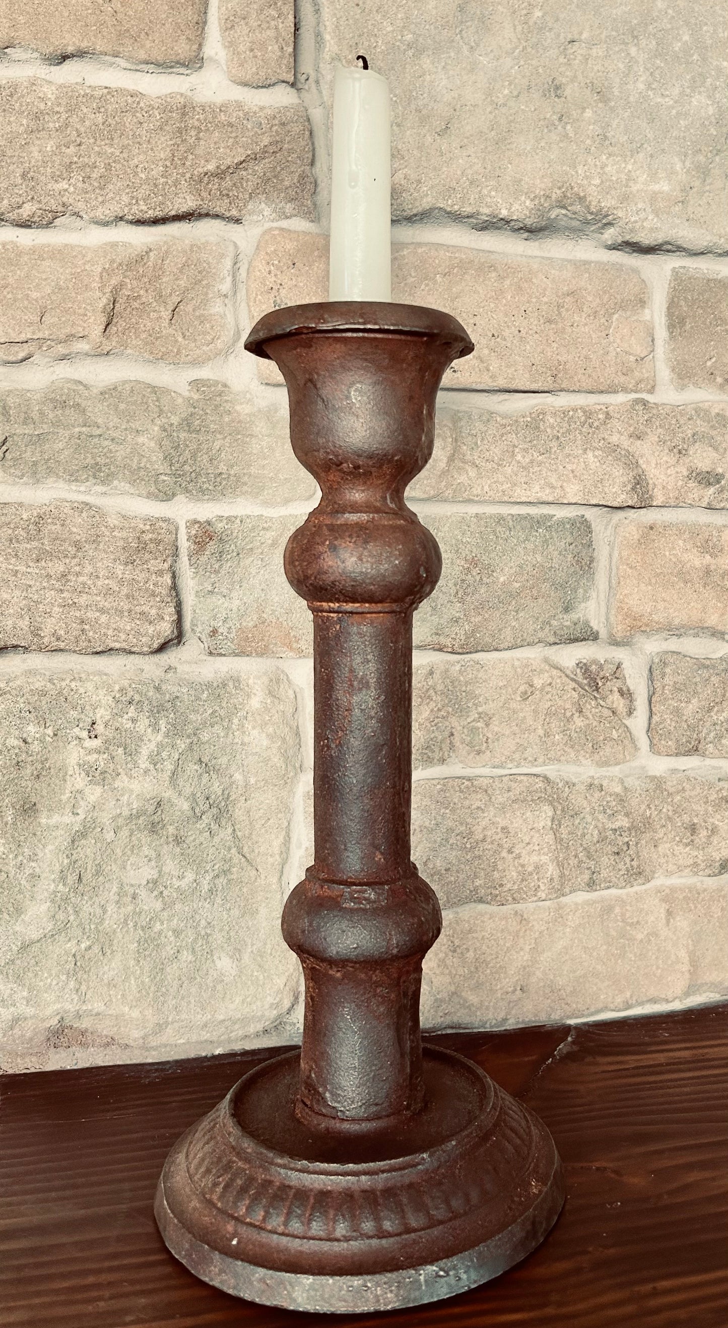 Cast Iron Candle Holder