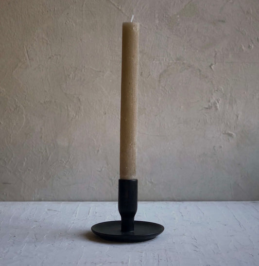 STONEWARE CANDLEHOLDER