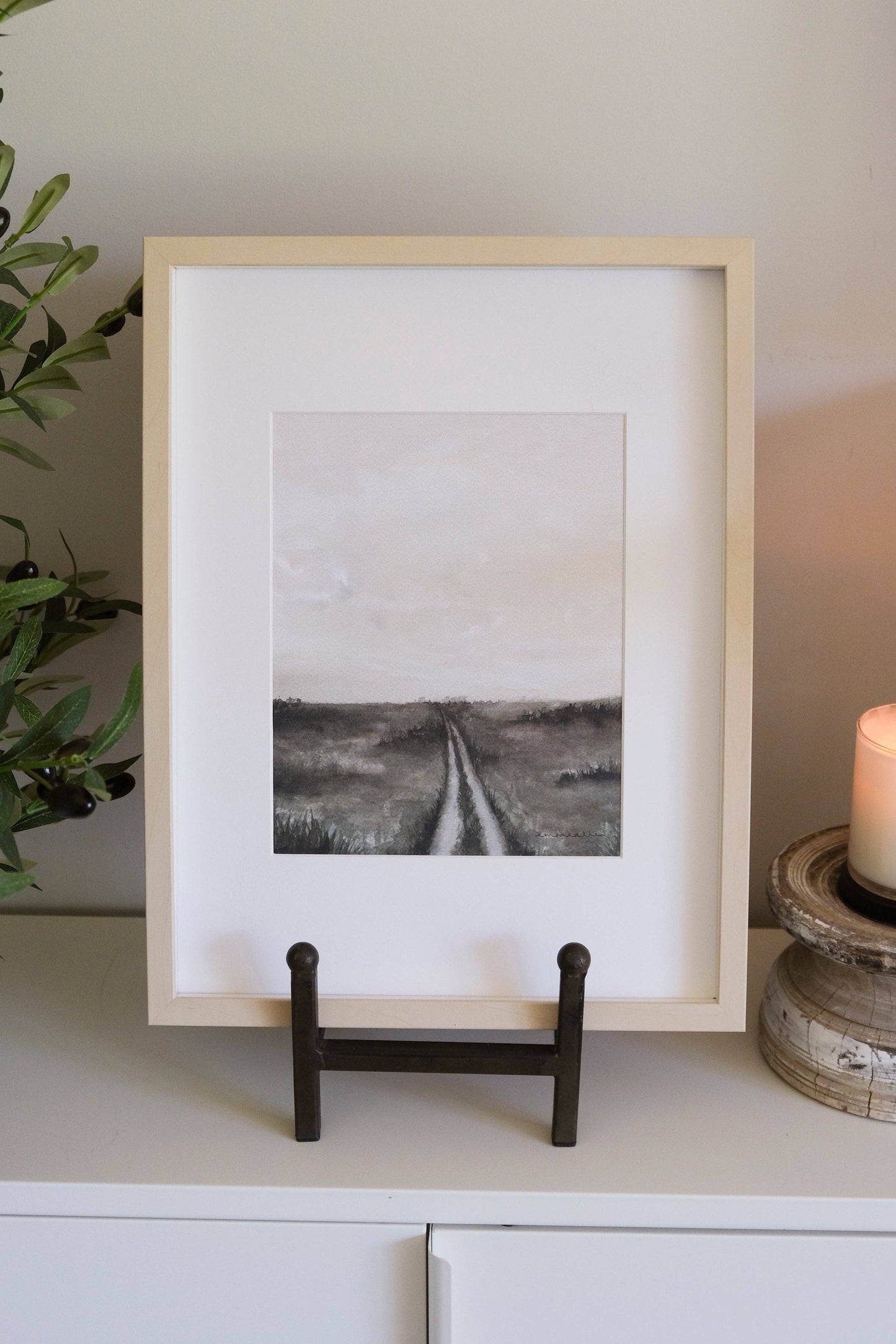 Tractor Trail (framed)