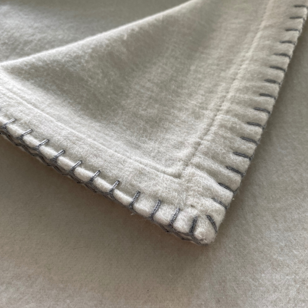 Recycled Cotton Lap Blanket/Throw | BRUSHED