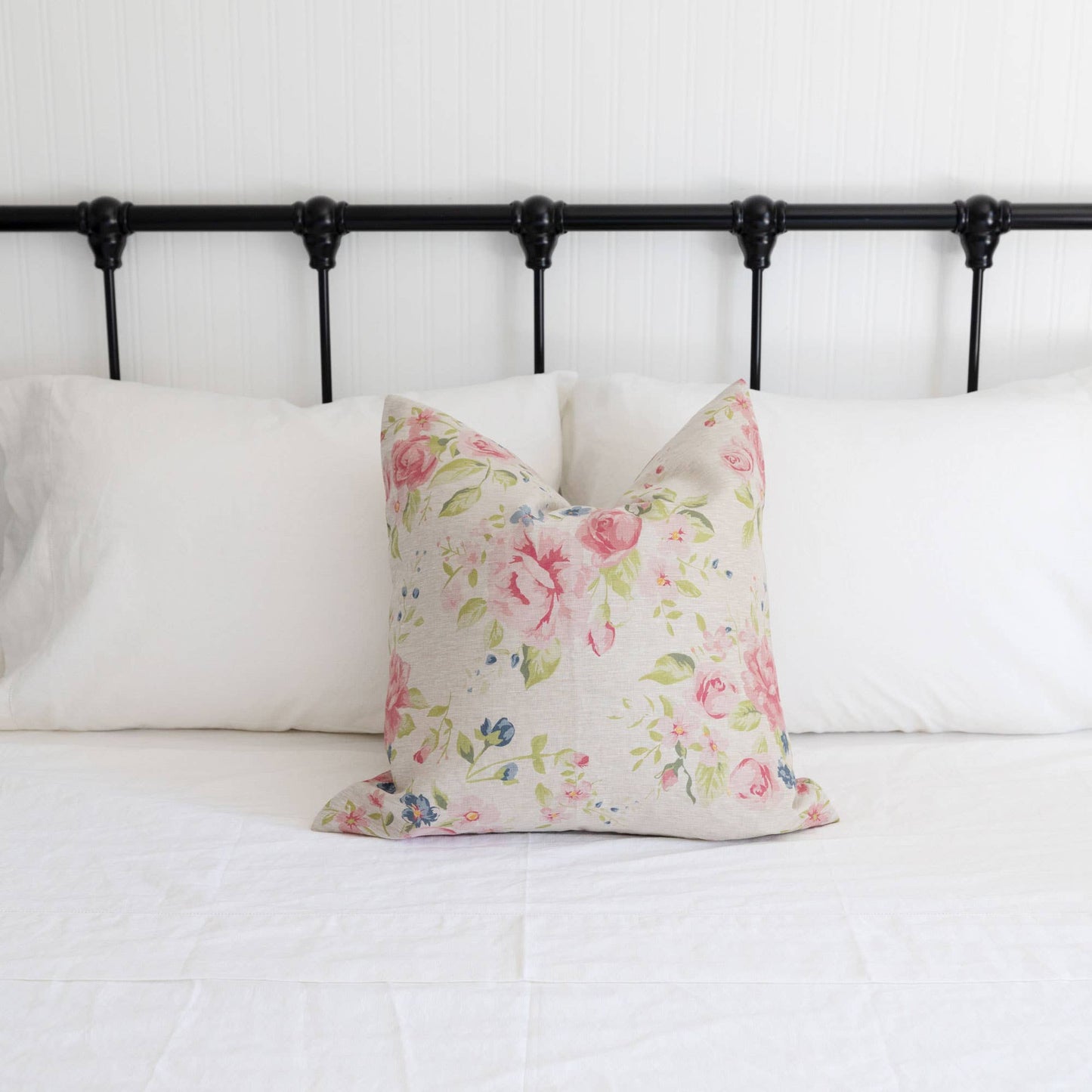 Signature Linen Multi Floral Pillow Cover