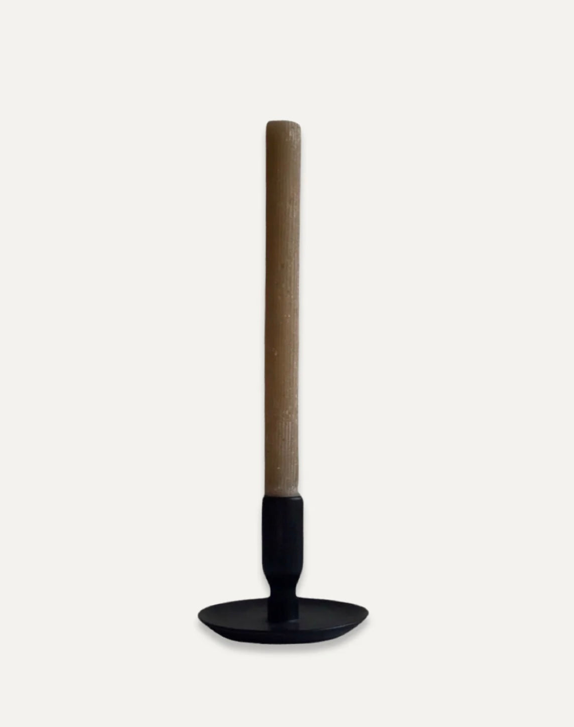 STONEWARE CANDLEHOLDER