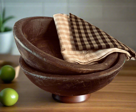 Wooden Old Dough Chapati  Plate