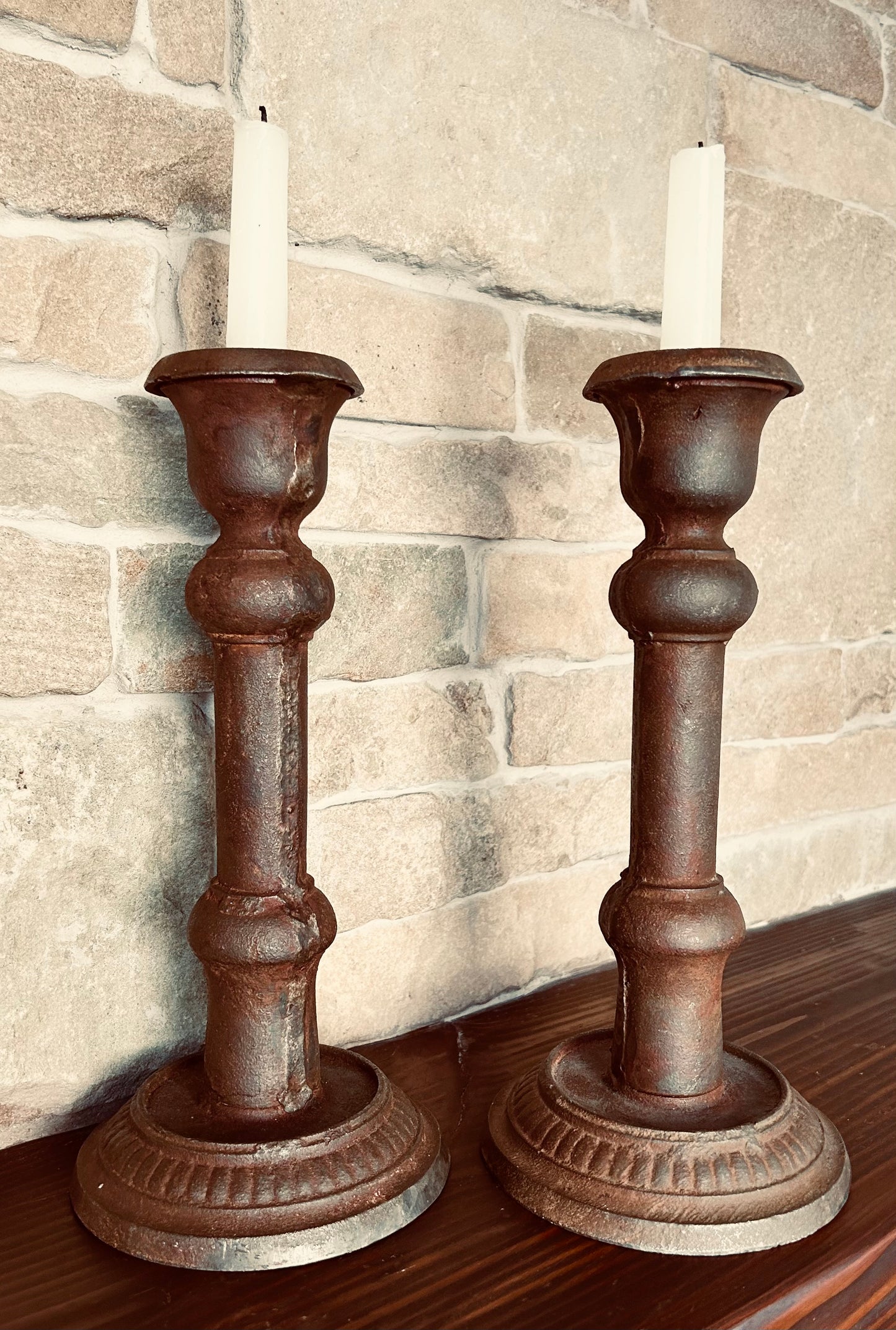 Cast Iron Candle Holder