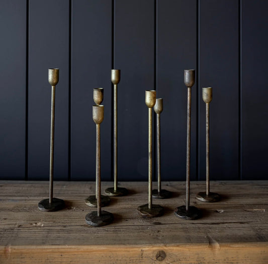 Old Brass Candlesticks