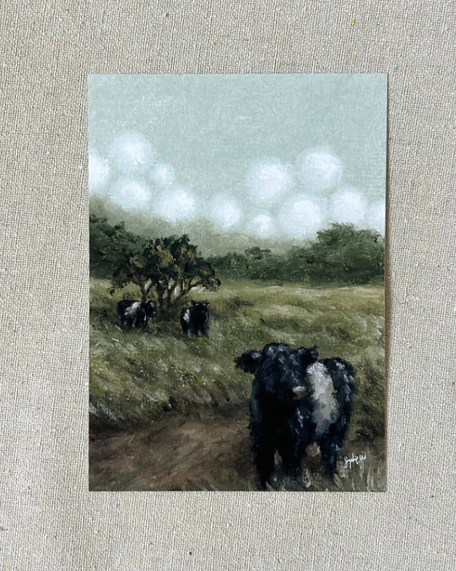 "Oreo Cows" Print-Sophie Wyatt 5x7”