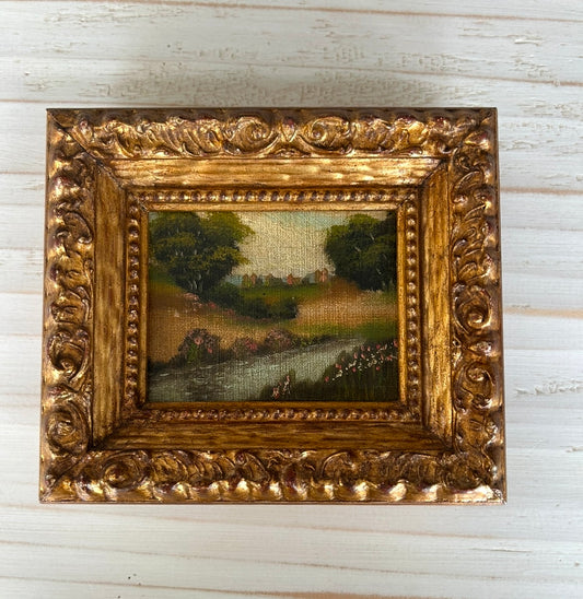 Mini Landscape Oil Painting 7.5x6.5”