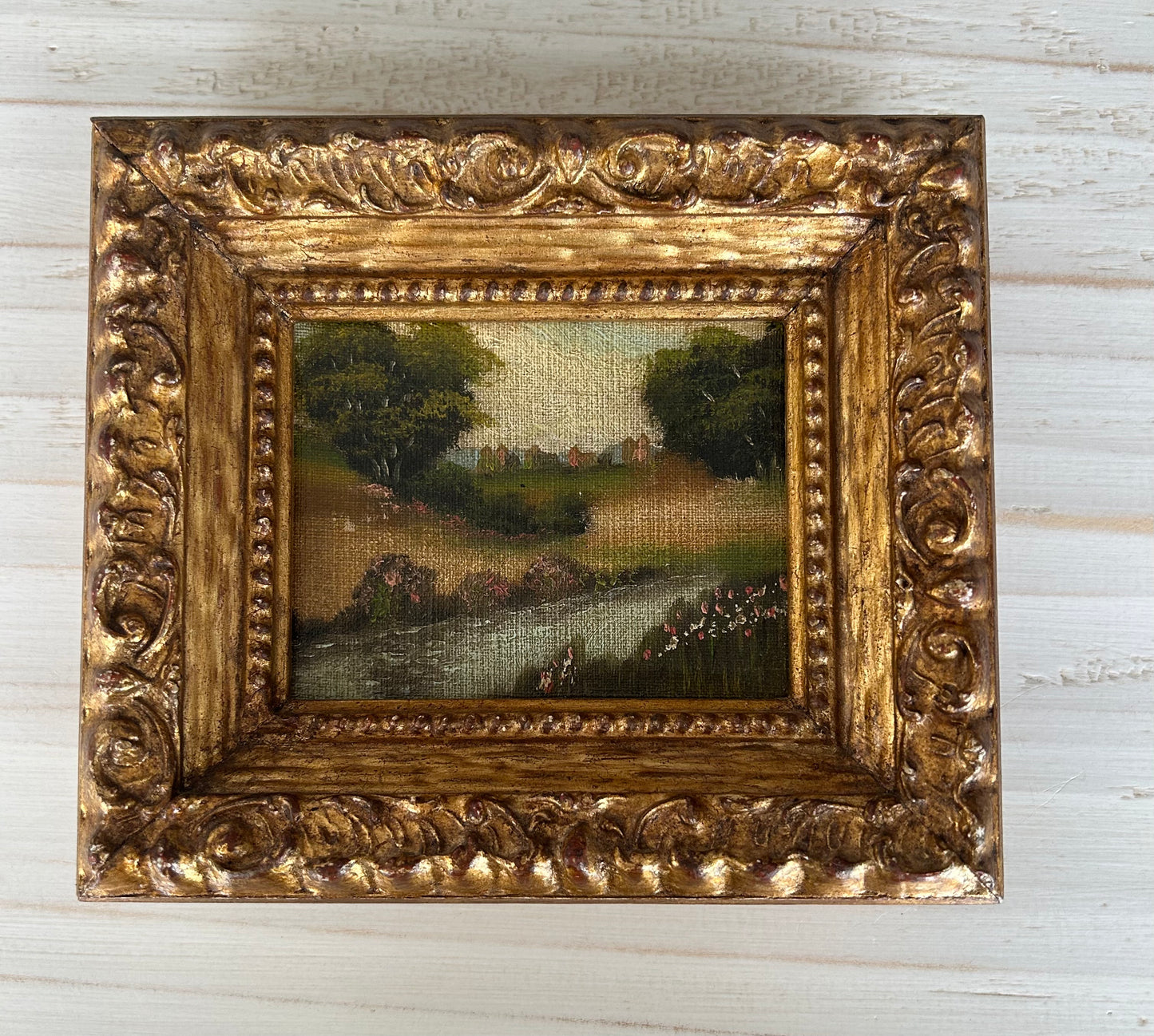 Mini Landscape Oil Painting 7.5x6.5”