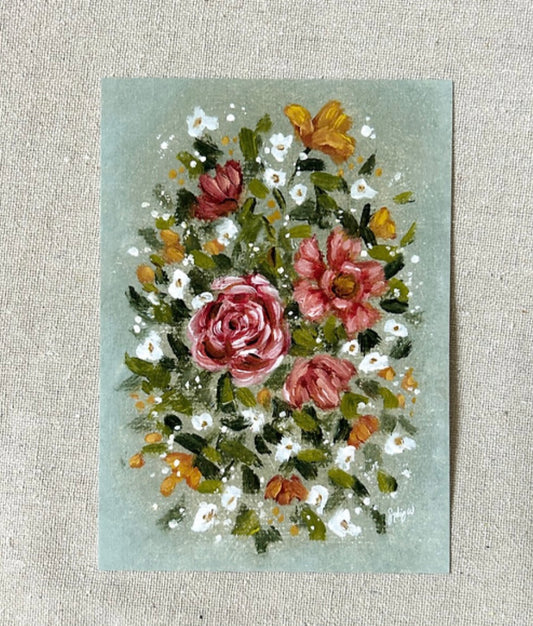 "Spring Florals" Print-Sophie Wyatt 5x7”