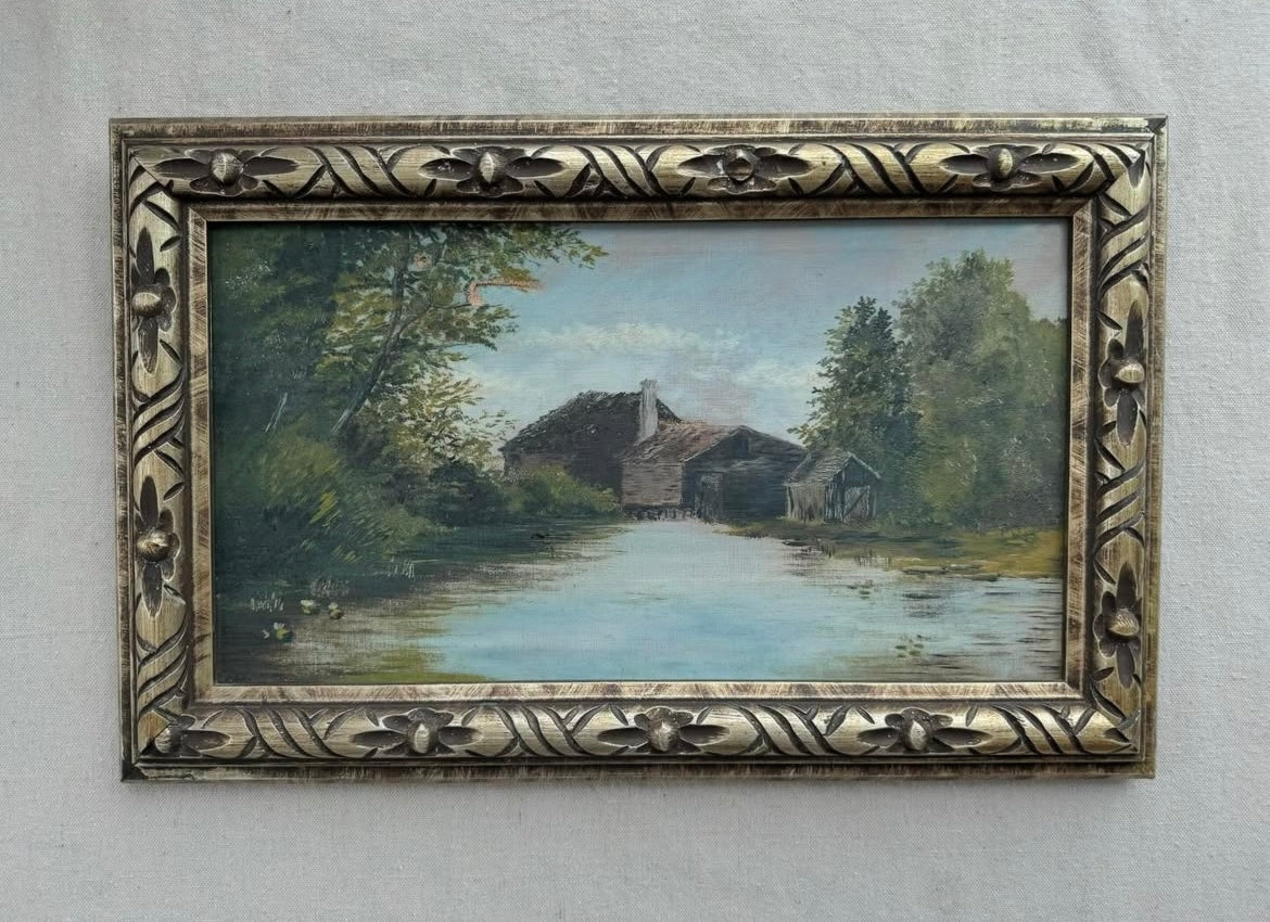 Vintage Oil Painting-21x16”