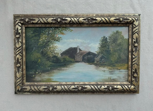 Vintage Oil Painting-21x16”