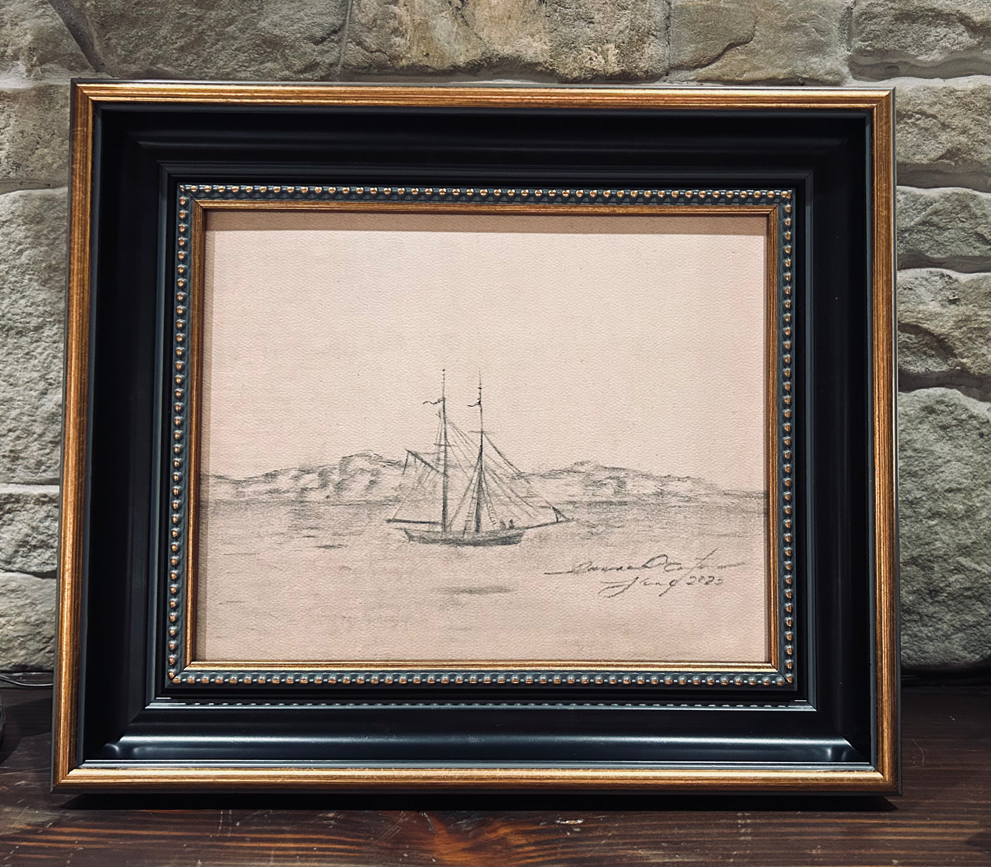 sail v-Hannah Winters 8x10” (framed)