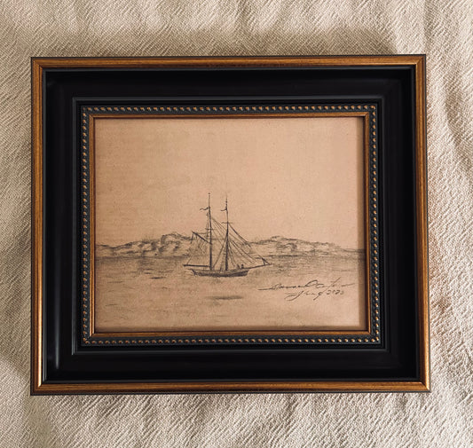 sail v-Hannah Winters 8x10” (framed)