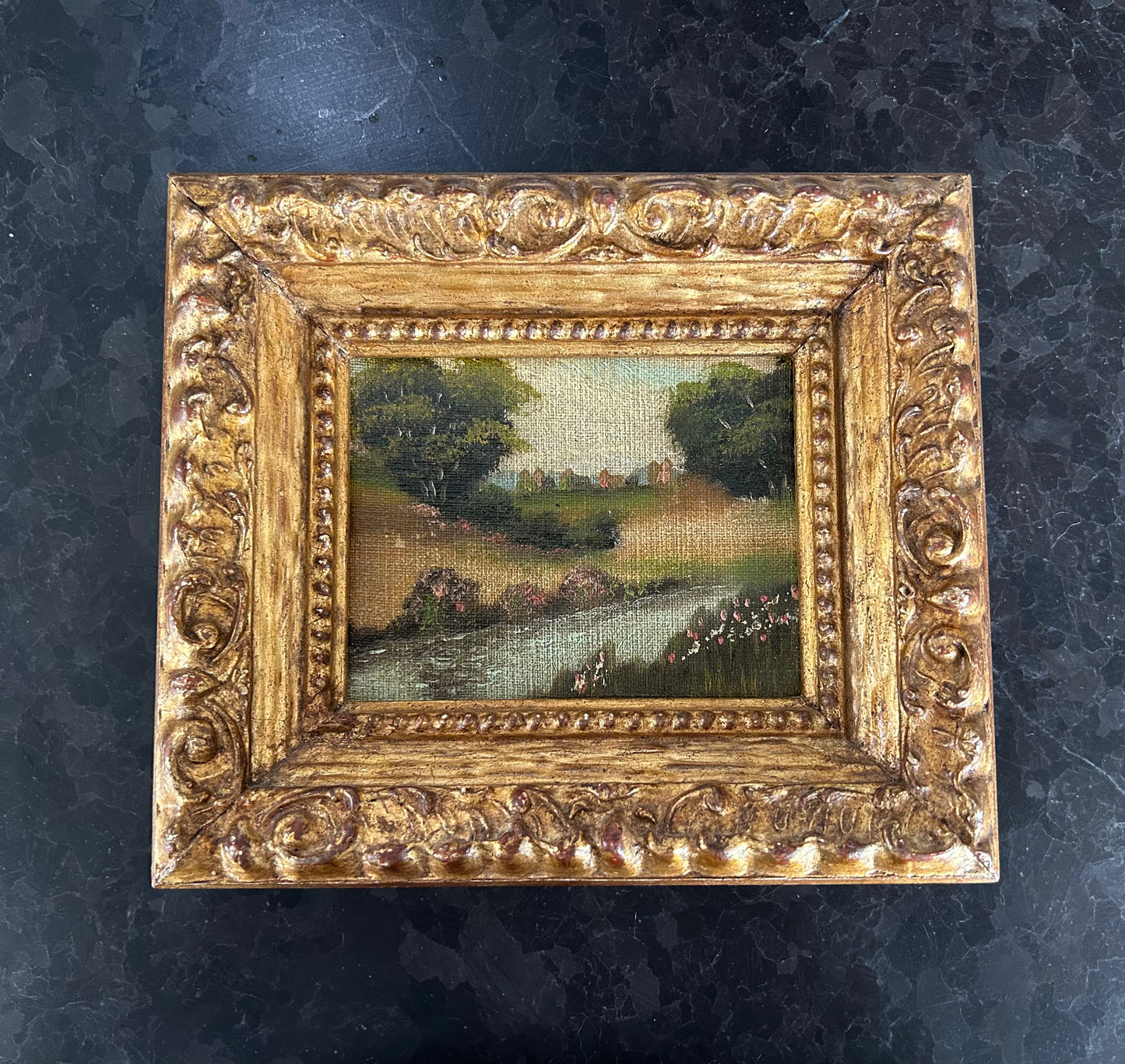 Mini Landscape Oil Painting 7.5x6.5”