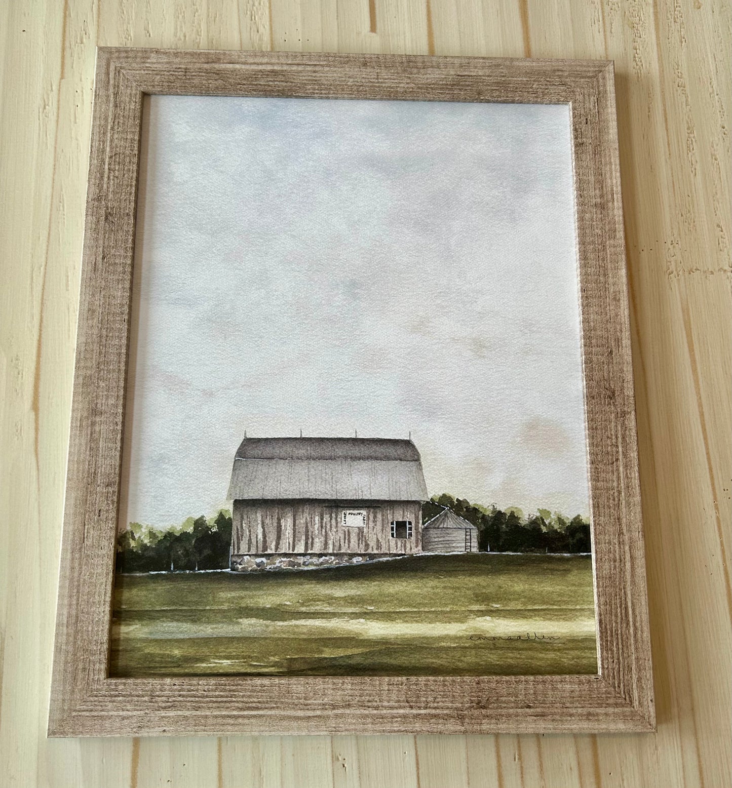 Farmstead - Emma Allen (framed) 11x14"