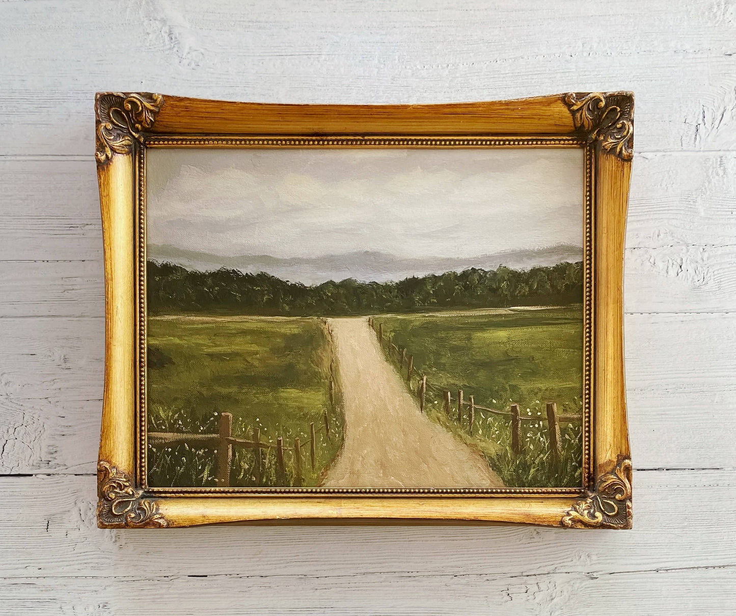 QUIET ROAD - Art Print (framed) 8x10"