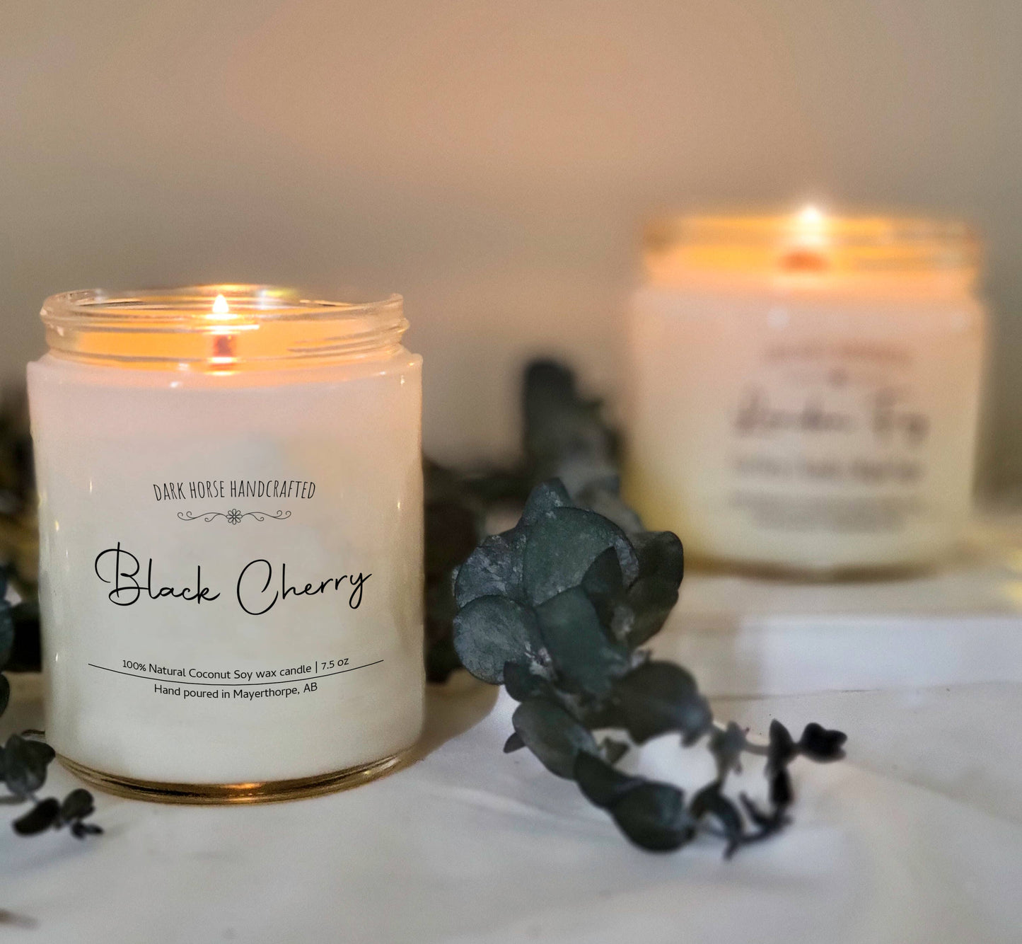 Black Cherry - 100% Natural Coconut Soy Wax Candle