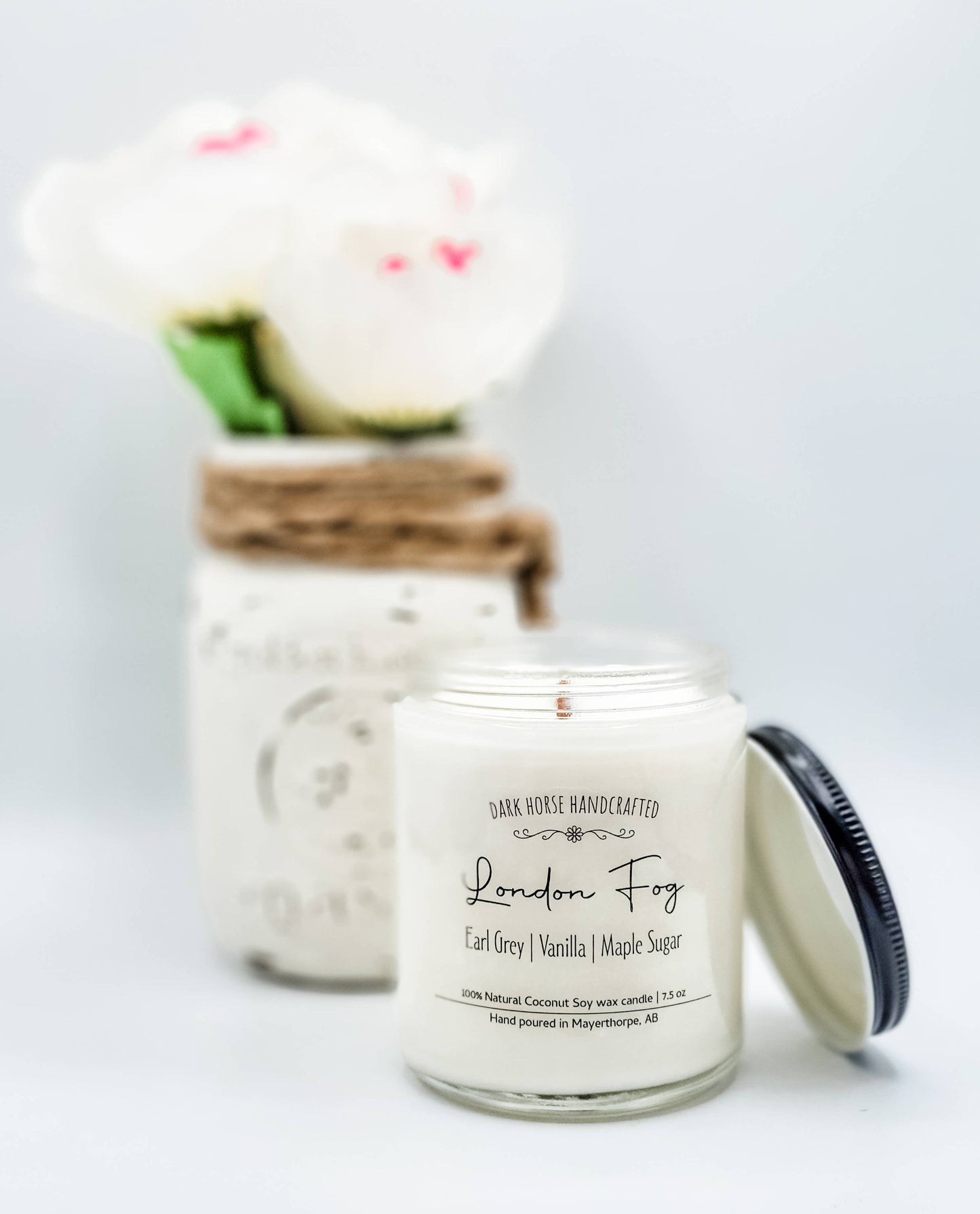 London Fog - 100% Natural Coconut Soy Wax Candle