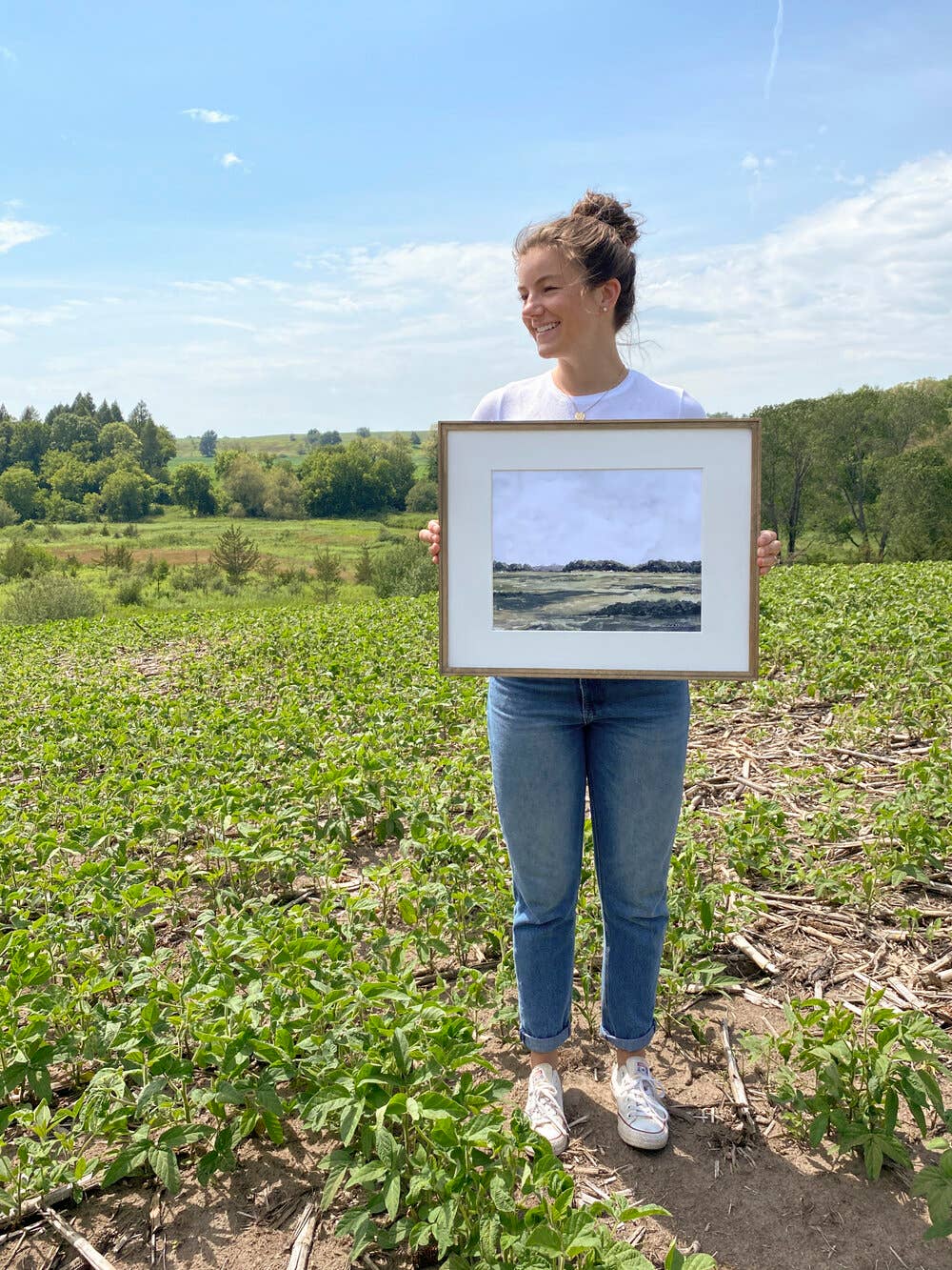 Pasture - Emma Allen (framed) 8x10"