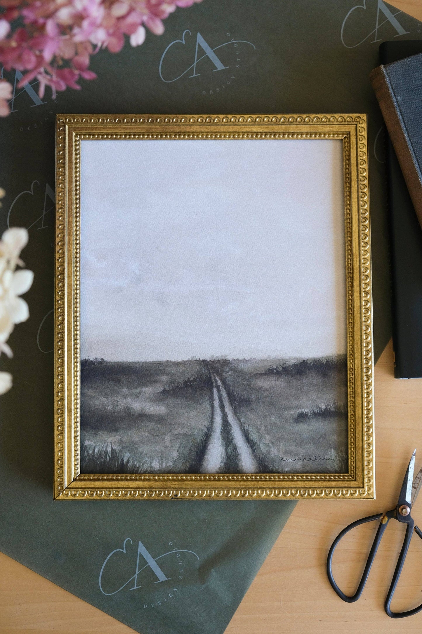 Tractor Trail (framed)