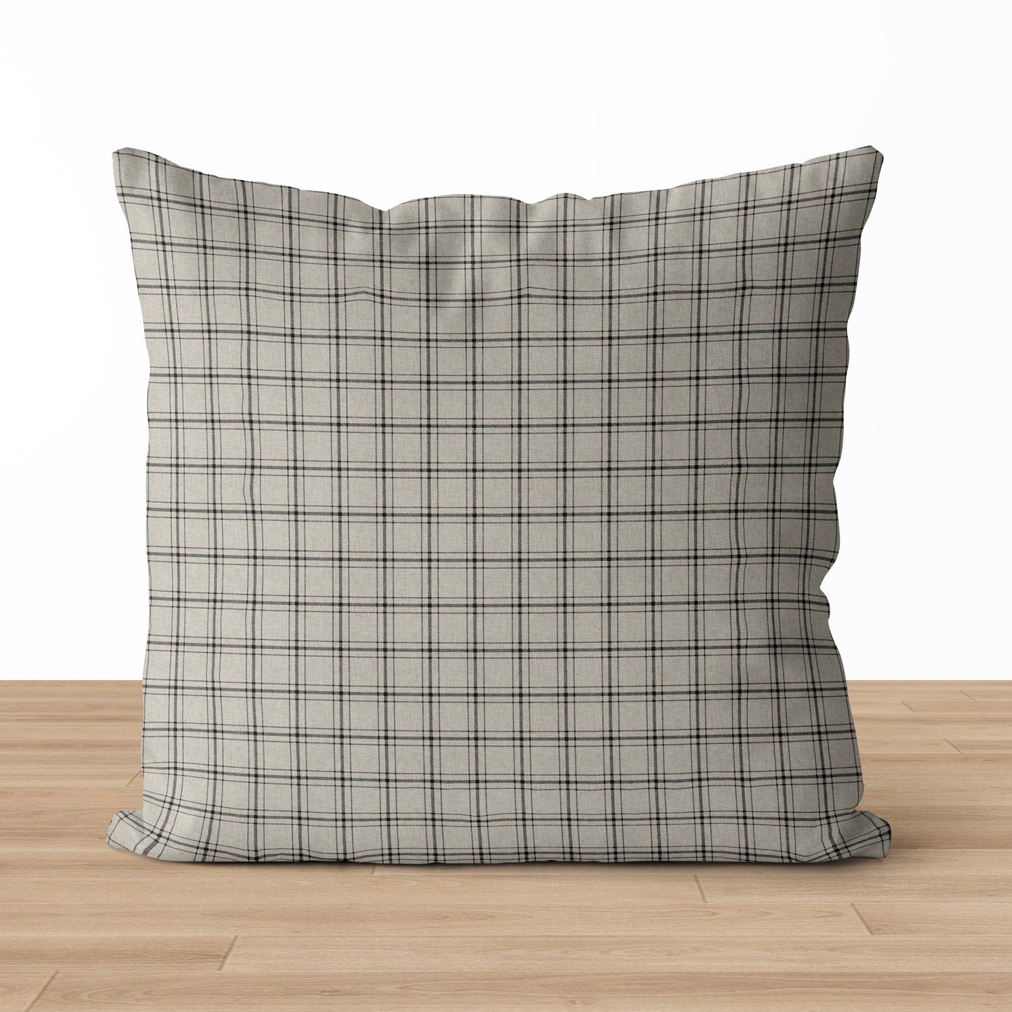 Ronan Pillow Cover | Checkered Plaid Throw Pillow