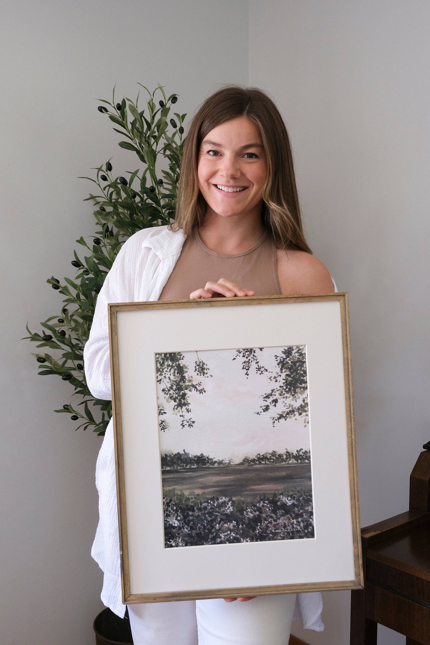 Morning Meadow (framed)