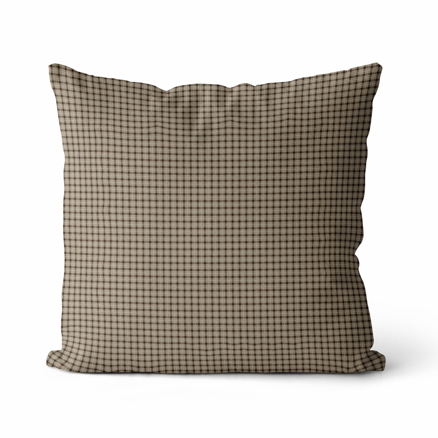 Elliot Pillow Cover | Plaid Tartan Neutral Beige Cushion